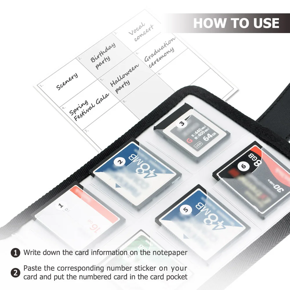 Compact Memory Card Organizer – Portable Holder & Protector