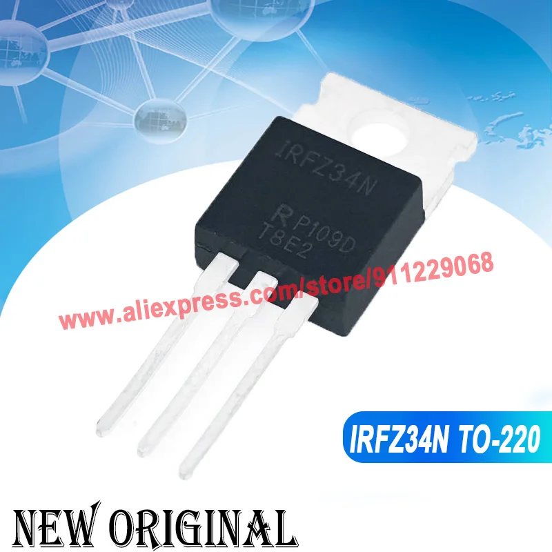 (5 unidades) IRFZ34N TO 220 55V 29A / STP6NK60Z P6NK60Z / SSP2N60B ...
