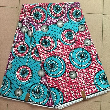 

Veritable Wax african nigerian ankara wax printed cotton fabric 100% Cotton guarantee real wax