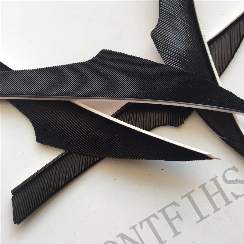 Penas para Flechas de Caça Tiro com Arco Real do Rei Ontfihs Polegadas Arrow Fletching Pena Peru Pluma Acessórios 100 Pcs 4 10 Caça Tiro Com Arco Acessórios Real do REI