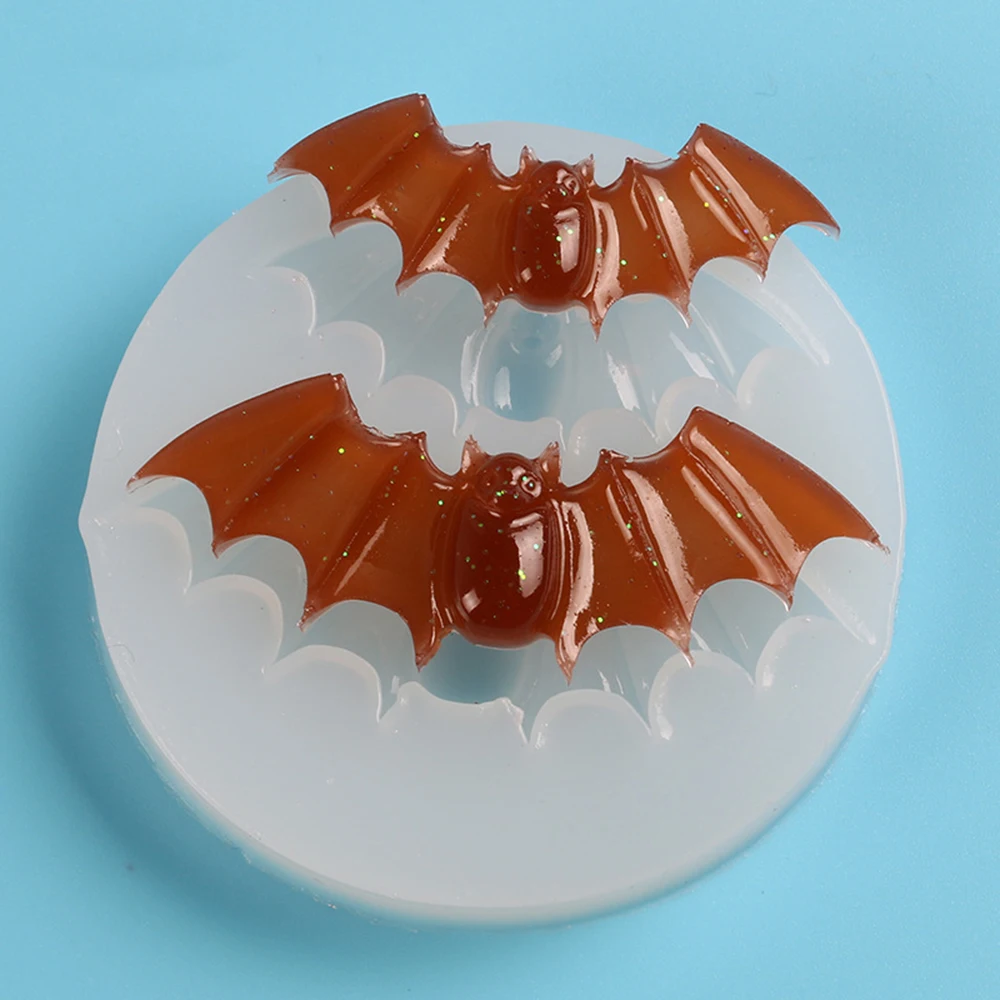 

Halloween Mold Fondant Cream 3D Chocolate Silicone Molds Hand Skeleton Spider Bats Mould Baking Tools For Cakes