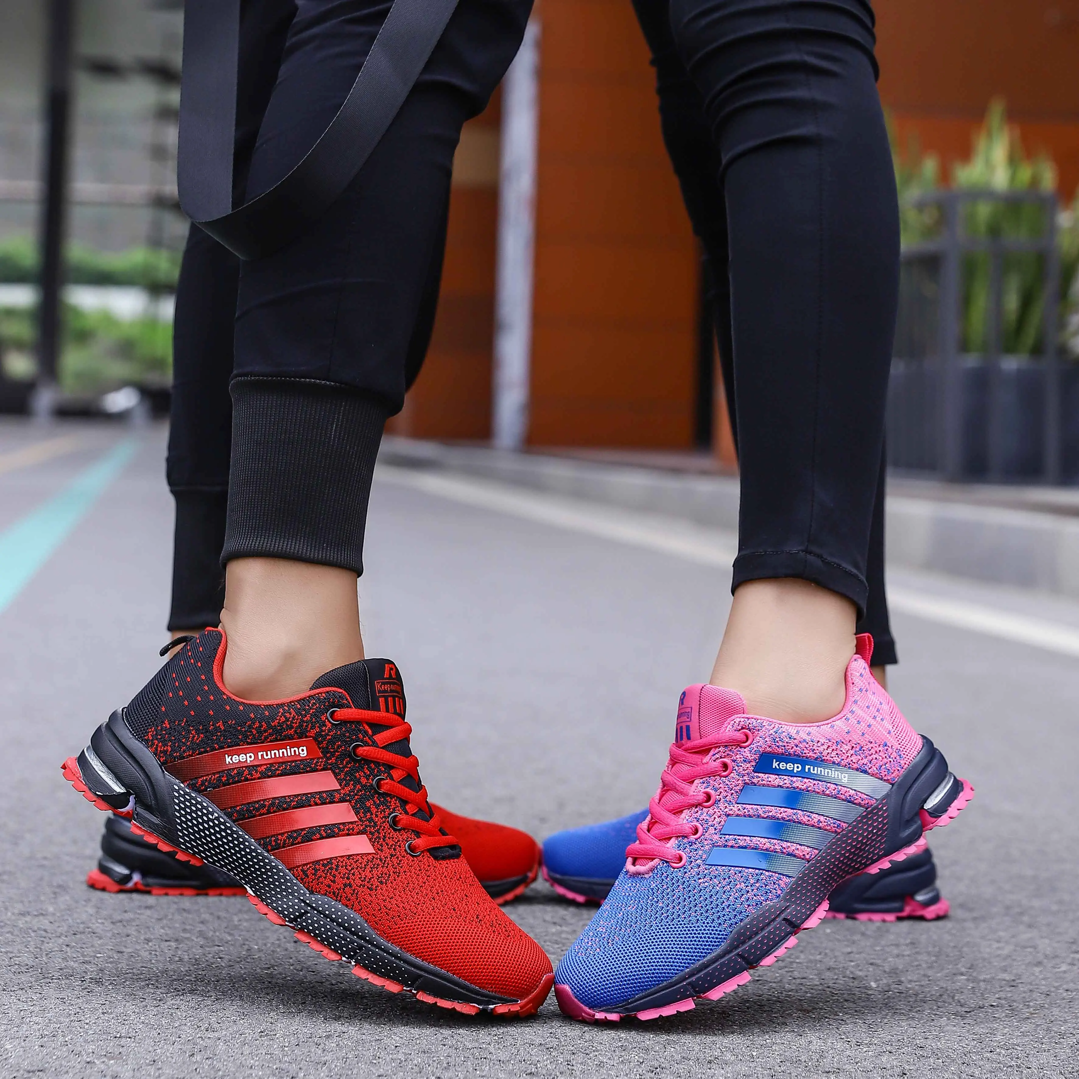 Unisex Running Shoes , Athletic Training Footwear Men And Woman