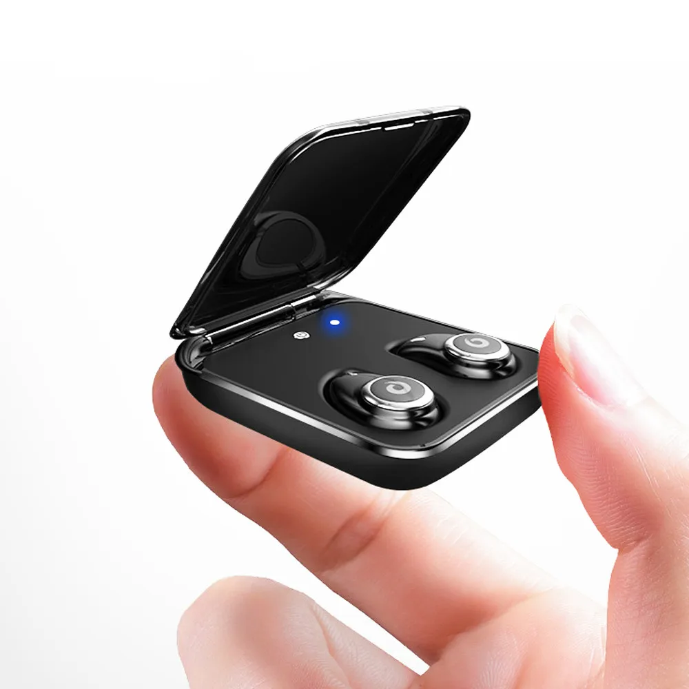 

Wireless EarBuds IPX7 Waterproof Earphone Bluetooth 5.0 Stereo Headset 2000mAh Power Bank Phone Charge for IPhone 6s 7 Sony