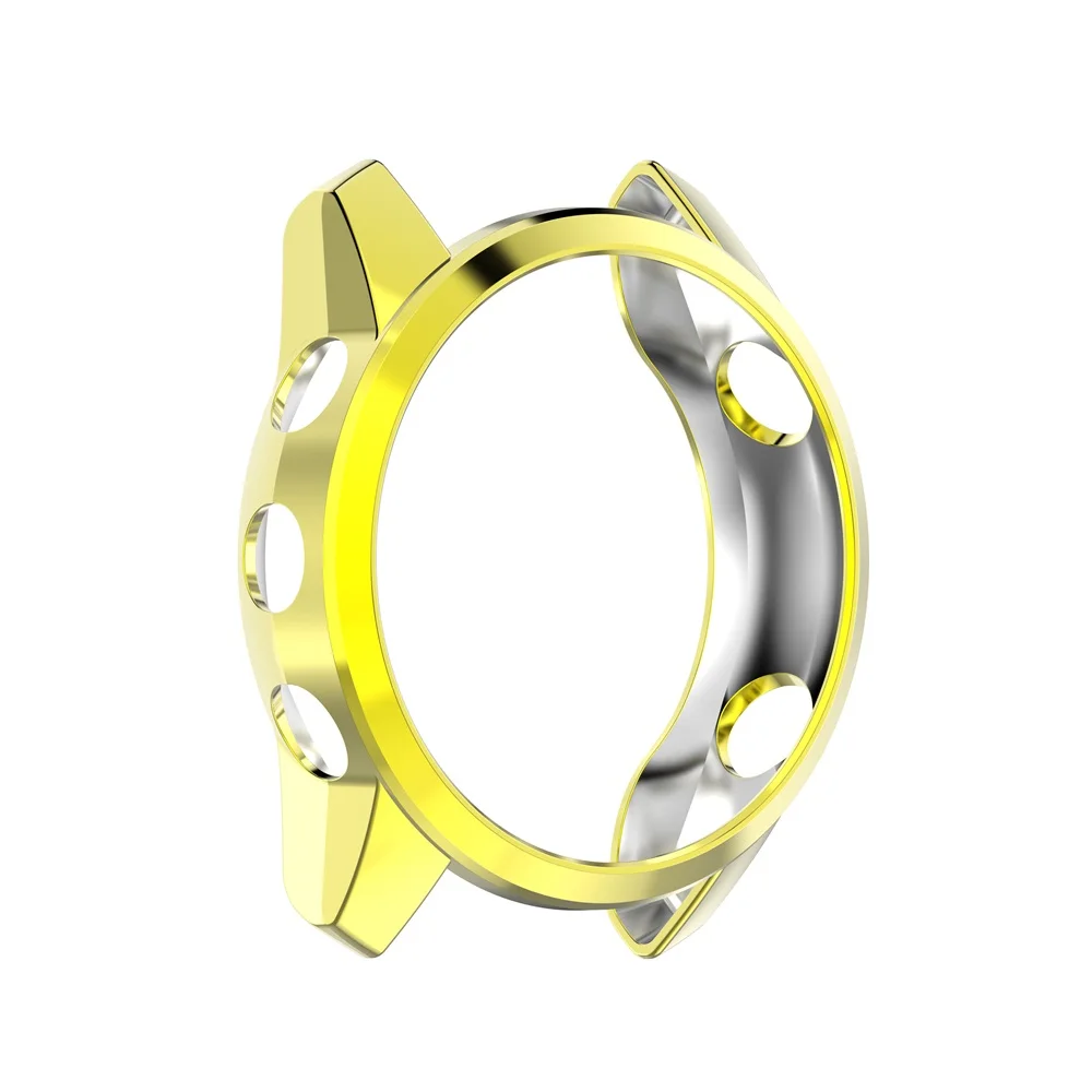 FIFATA Plating TPU Protective Case For Garmin Forerunner 745 Watch Cover Protector Bumper Frame For Garmin Forerunner745 Shell 