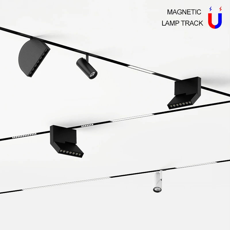 Modern Led Track Light Aluminum Ceiling Recessed Surface Mounted Suspended 0 5 1m Magnetic Rail Connector Indoor Line Track Lamp Track Lighting Aliexpress Modern Led Track Light Aluminum Ceiling Recessed Surface Mounted Suspended 0 5 1m Magnetic Rail Connector Indoor Line Track Lamp Track Lighting Aliexpress