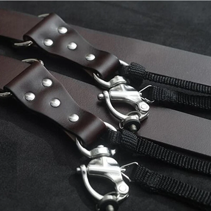 Stainless Steel 316 Quick Release snap hook swivel Spring Shackle Ring Camera Strap Buckle carabiner hanging Metal hardware
