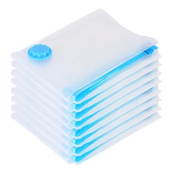 

8* Large Vacuum Seal Storage Bag Space Saving Supply For Cloths Bedding Pillows