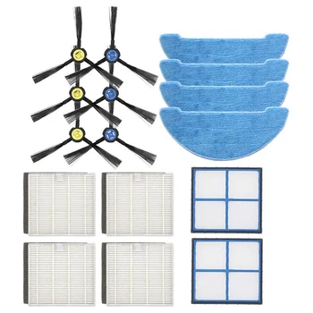 

16pcs Brush+Filter+Rag Replace For Ilife V8S X750 X785 V80 Sweeper Accessories