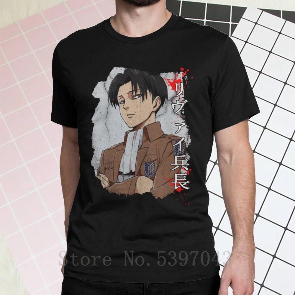 Men T Shirt Levi Attack On Titan 
