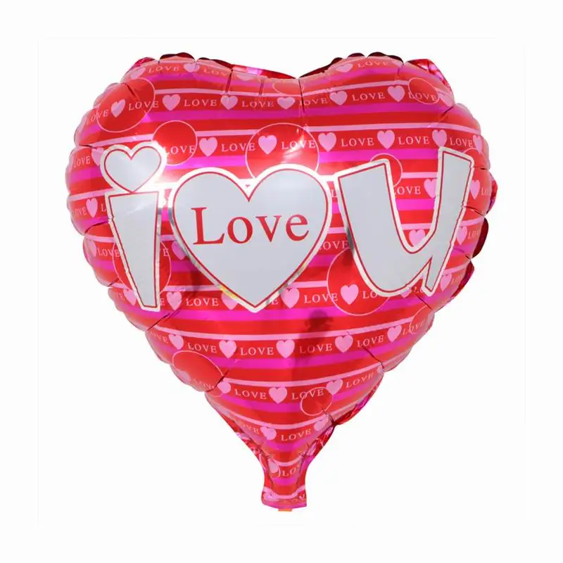 10 шт., 18 дюймов, воздушные шары с надписью I Love You Heart, надувные гелиевые шары из фольги, украшения для свадьбы, дня рождения, вечеринки, товары для Дня Святого Валентина