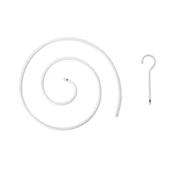 

Spiral Hanger,Rotary Drying Sheet,Single Balcony Spiral Hanger,Sun Sheet,Artifact Quilt Snail Round Hangers