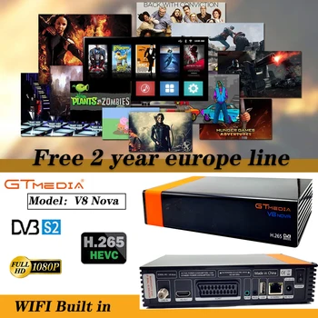 

GTMedia v8 Nova HD built-in WIFI receiver Europe Cline Spain Portugal Satellite TV Same Receiver youtube tv receiver satellite