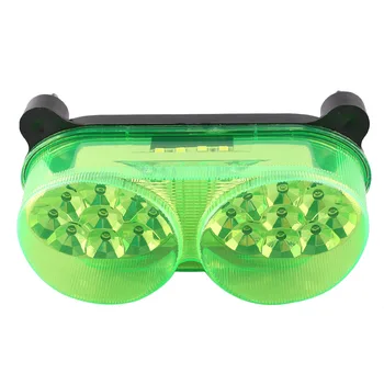 

Green Motorcycel Integrated Rear Tail Light LED Turn Signals For Kawasaki ZX9R 1998 1999 2000 2001 2002 2003 ZX-9R
