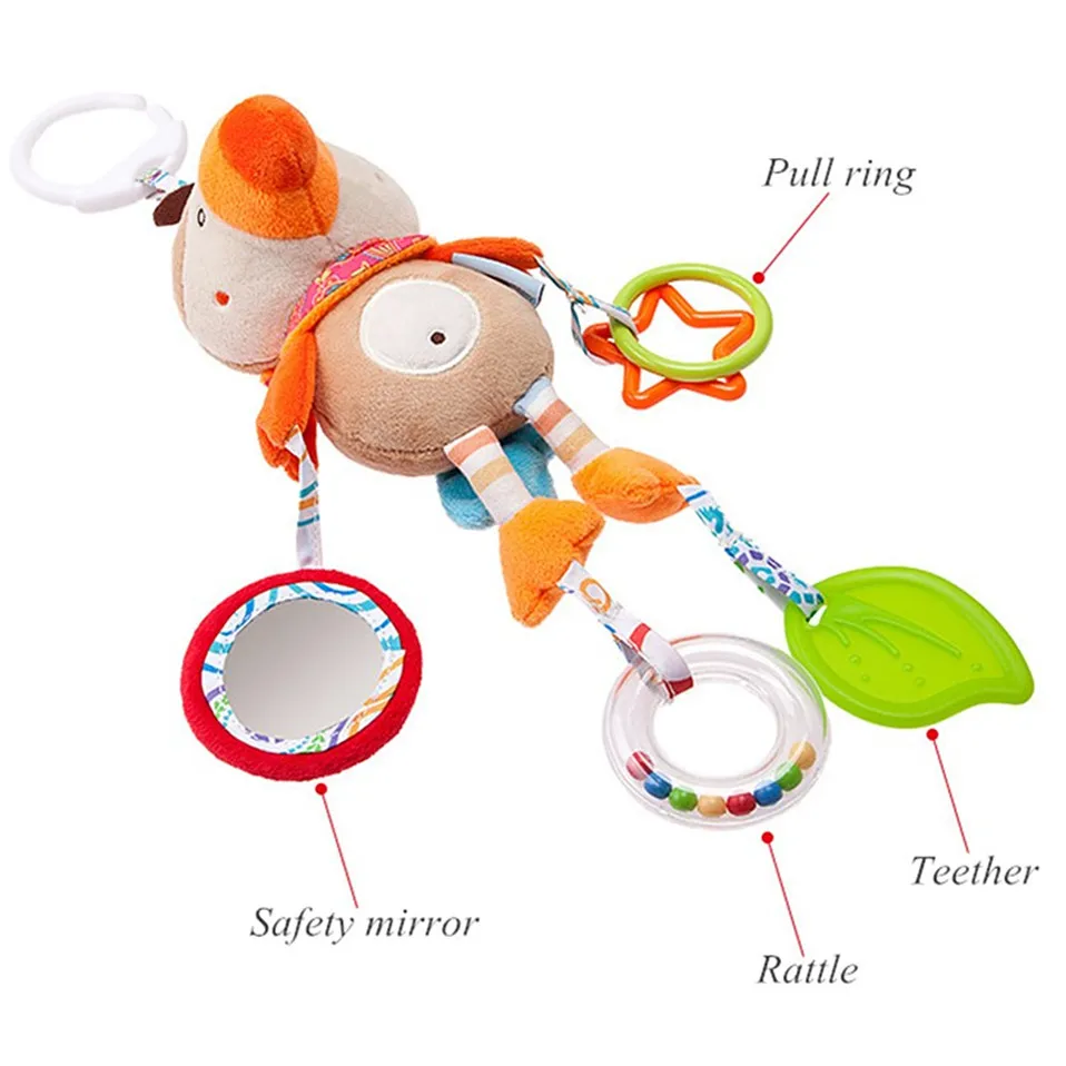Детские игрушки-погремушки 0-12 месяцев детская коляска для новорожденных подвесная игрушка животное кукольная кровать висячая плюшевая