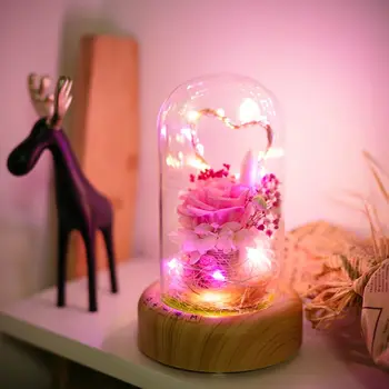 

Wish Bottle Design Bluetooth Speaker with LED Night Light For Christmas New Year Wireless Soundbox