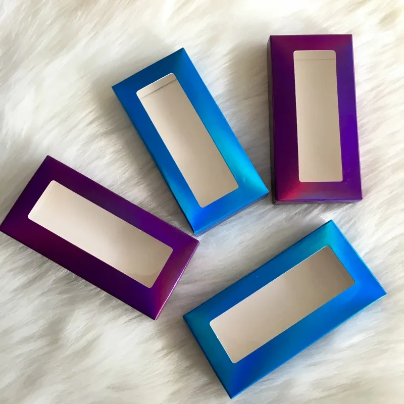 

FDshine New Lashes Cases 20pcs/lot 50pcs/lot with Tray Hot Sale Eyelash Packaging 25mm Eye Lash Box