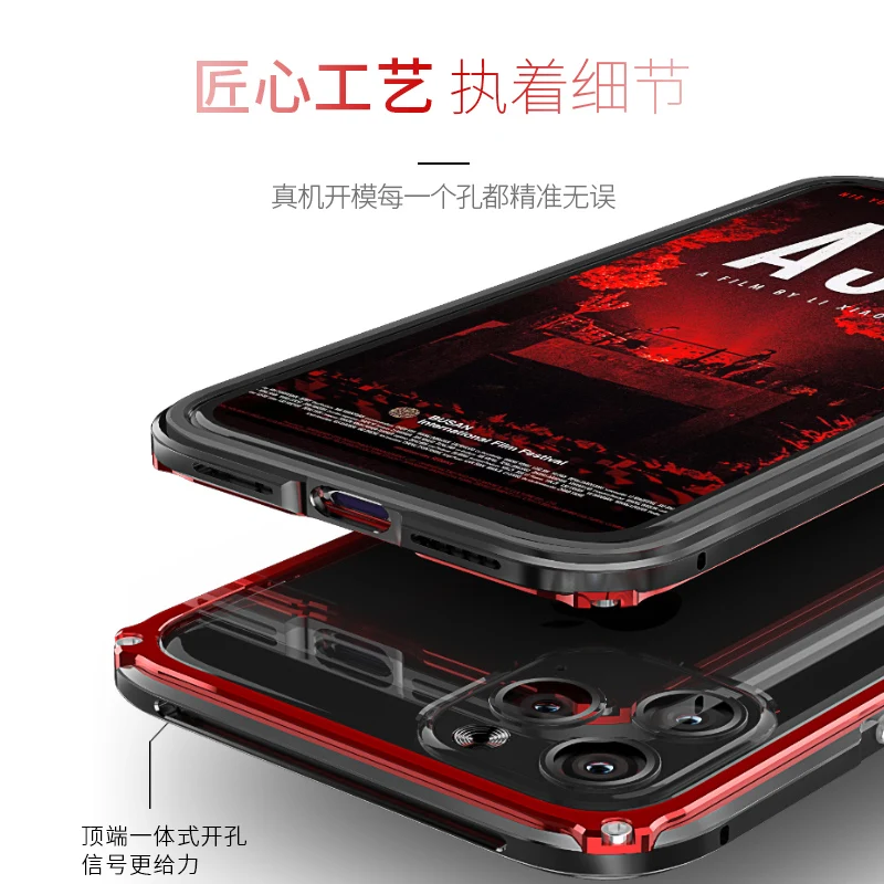 Роскошный металлический бампер для iPhone 7 чехол из прозрачного поликарбоната с