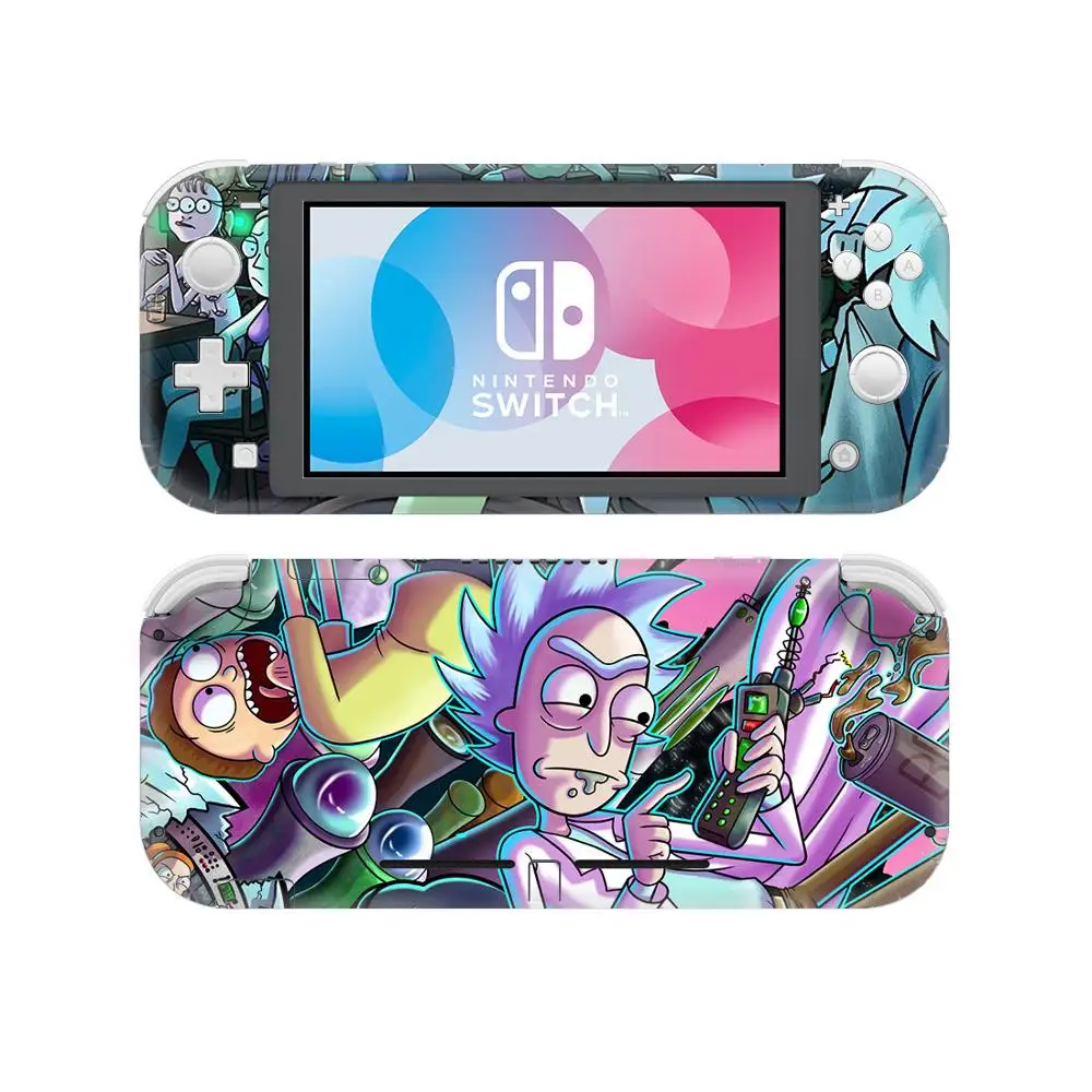 Rick and Morty nintendo switch Lite наклейки pegatinas NAND switch Lite виниловые наклейки на кожу Adesivos для nintendo Switch Lite