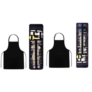 

42/51pcs Ceramic Clay Sculpture Tools Wooden Handle Pottery Carving Kit Apron