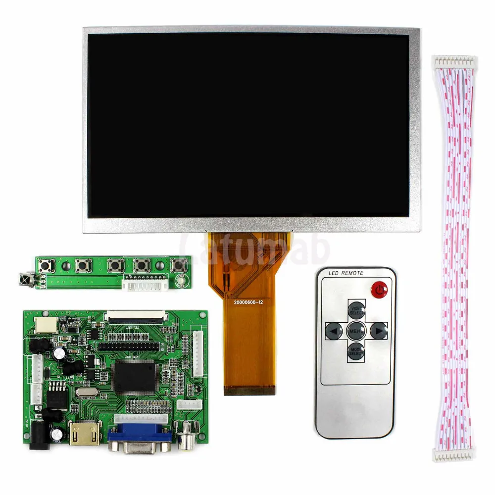 7 дюймовый 1024*600 7300101463 E231732 TFT 50 контактный HDMI VGA 2AV ЖК контроллер Latumab с