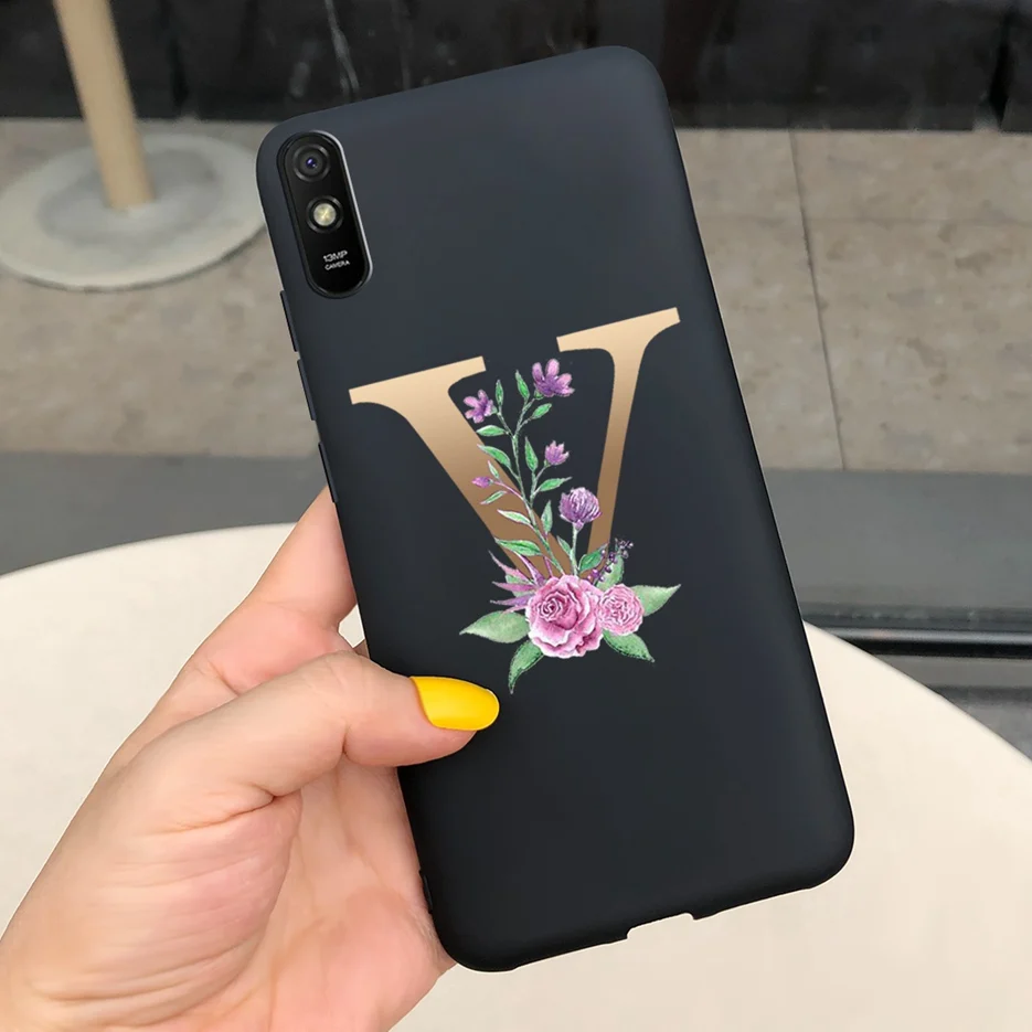Cute Letters Silicone Soft TPU Phone Case - Durable Back Protector Shell