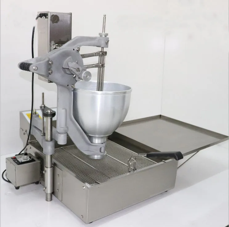 Commercial Electric Type 25L Big Doughnut Machine With 3 Different Molds Donut Maker Machine Ball Shape Donut Fryer