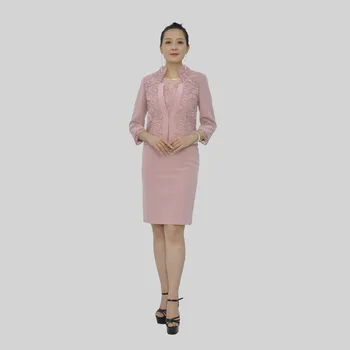 

Women's 2-piece Lace Gown With Lace Jacket Women Dress