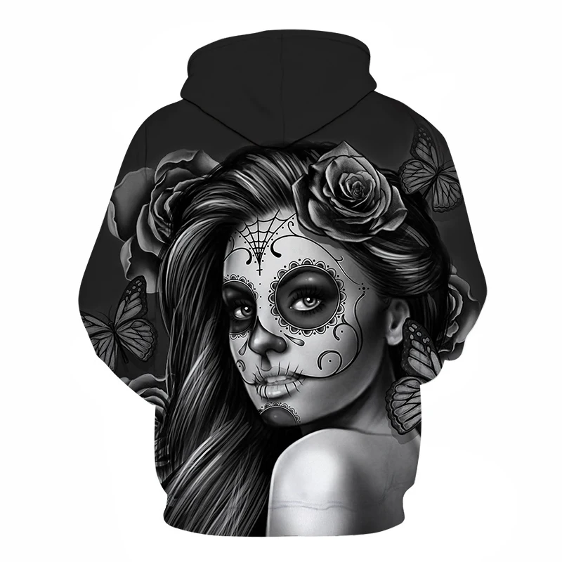 New to the horror movie role-playing doll Chucky Fashion men's hoodie 3D printed clown casual couple hooded sweatshirt pullover