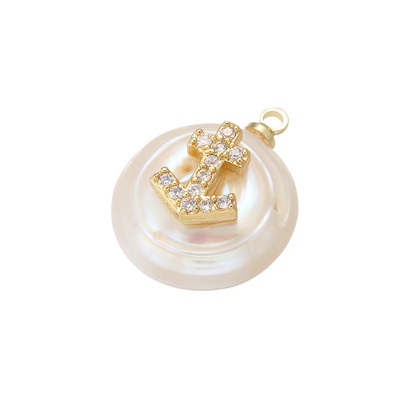 ZHUKOU 18 стилей высокое качество жемчужный кристалл кулон для ручной работы DIY ожерелье серьги браслет ювелирные аксессуары Модель: VD513