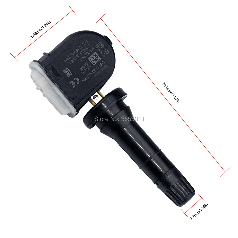 Автомобильный TPMS инструмент 13598773 датчик давления в шинах 433 МГц для GM Buick Cadillac Chevrolet Opel внутренний датчик колеса авто аксессуары