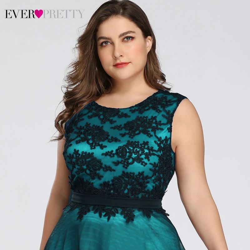 Plus Size Burgundy Prom Dresses Long Ever Pretty A-Line Lace Sleeveless Sashes Prom Dresses for Women Elegant Party Gowns 2020