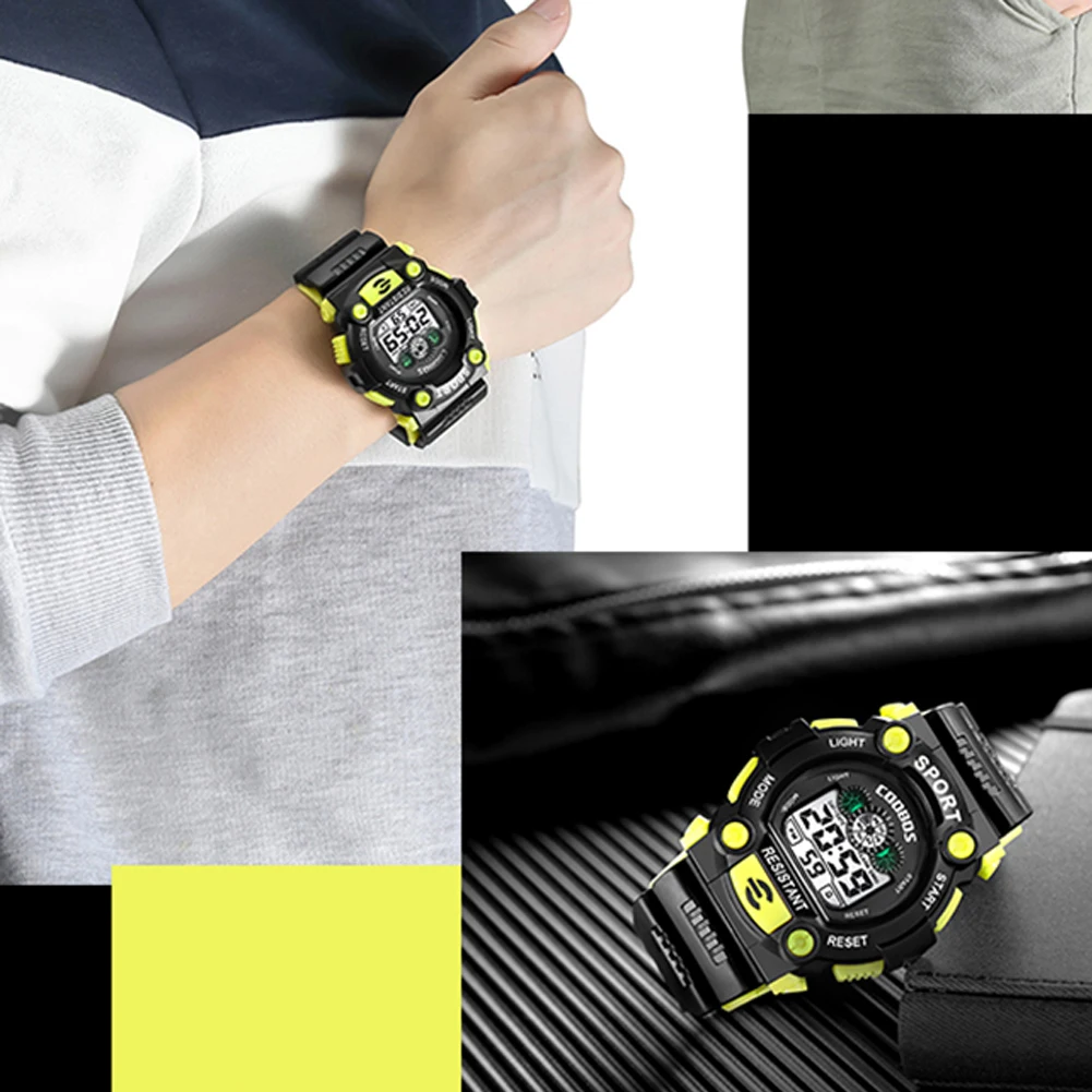 Watch Smart Watch Children Sports Watch Waterproof Digital Watch For Kids Alarm LED Back Light Boys Baby Girls Wrist Watches