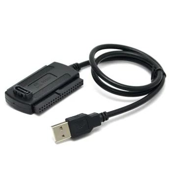 

Plug And Play USB 2.0 To IDE/SATA 2.5" 3.5" Hard Drive Disk HDD Converter Adapter Cable For ATA/ATAI LBA 48bit Addressing Mode