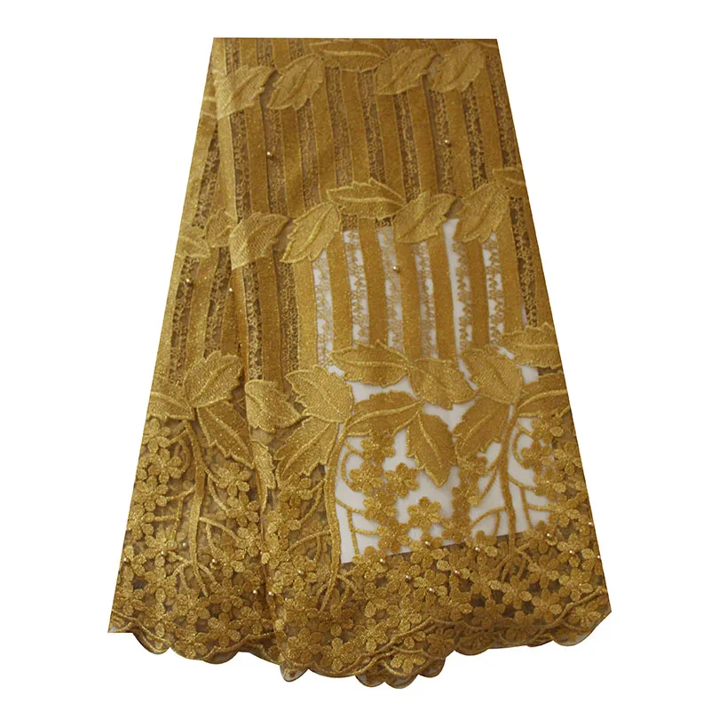 

Nigeria Tulle Net Lace Wedding Laces African Beaded Lace Fabric African Embroidered Lace Fabric with High Quality Lace Fabric