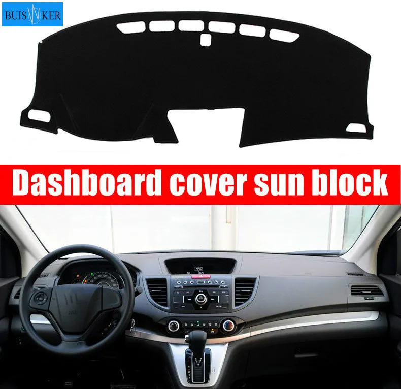 

For Honda CRV CR-V 2012 2013 2014 2015 2016 Car Dashboard Cover Dash Mat Pad Sun Shade Instrument Protective Carpet Accessories
