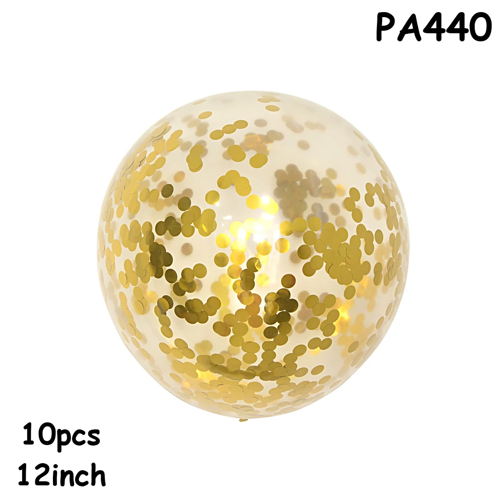PA440 gold 10 шт прозрачные воздушные шары с аппликацией в виде Золотой Звезды вечерние душ конфетти Розы День Рождения украшения Детские Фольга воздушные шары прозрачная обувь с золотом Happy Wedding - Цвет: PA440 gold