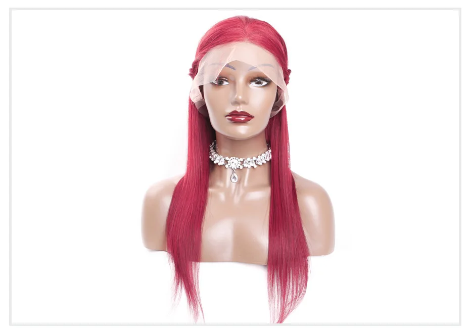 Burgundy Lace Front Wigs (8)