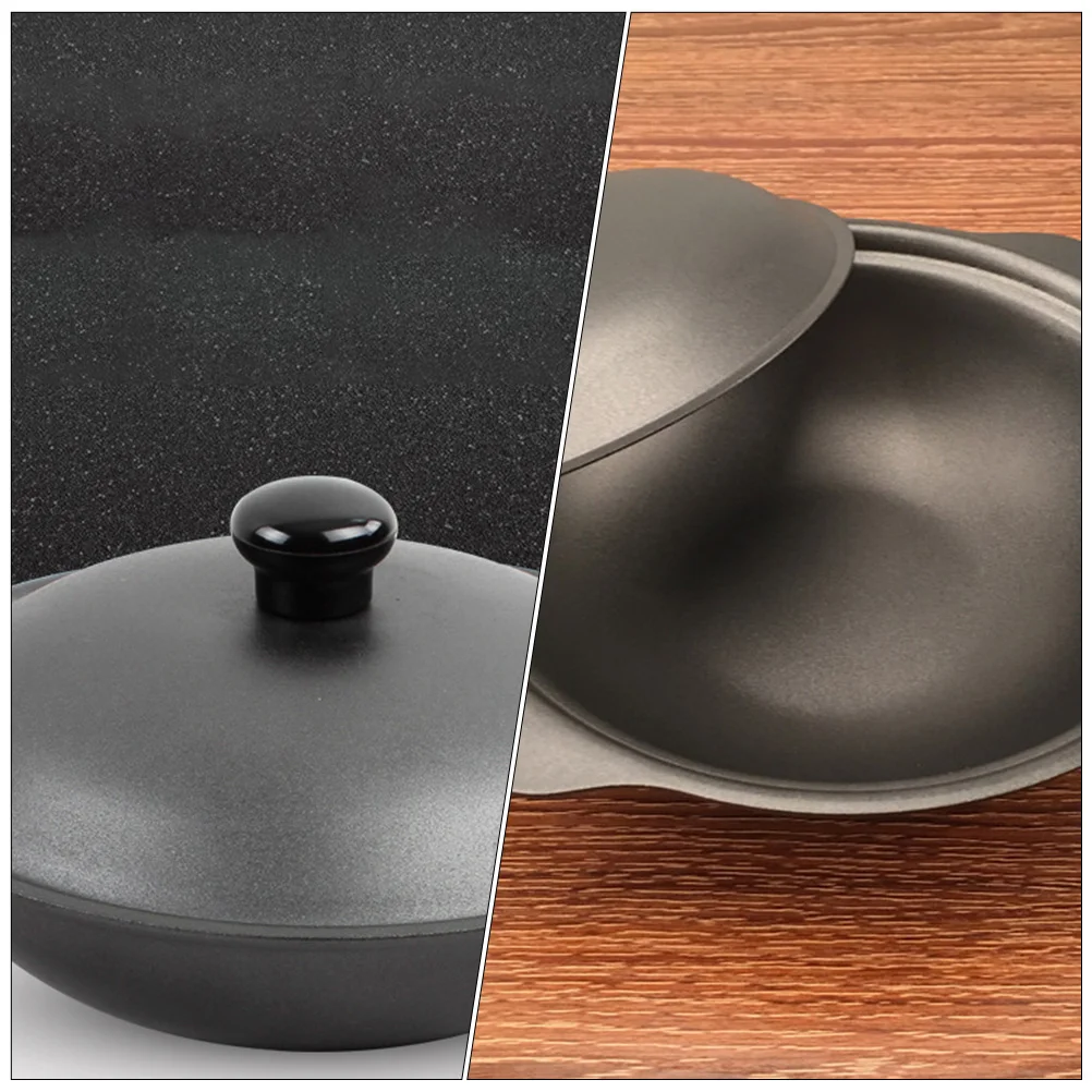 Cooking Pan Lid, Pot Iron Cast, Casserole, Oven Pan, Clay, Aluminum, Ceramic, Soup, Stew, Chicken, Rice, Shabu