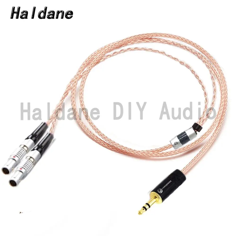 

Haldane HIFI Single Crystal Copper Headphone Upgrade Cable for Focal Utopia ELEAR Focal Utopia Fidelity Circumaural Headphones