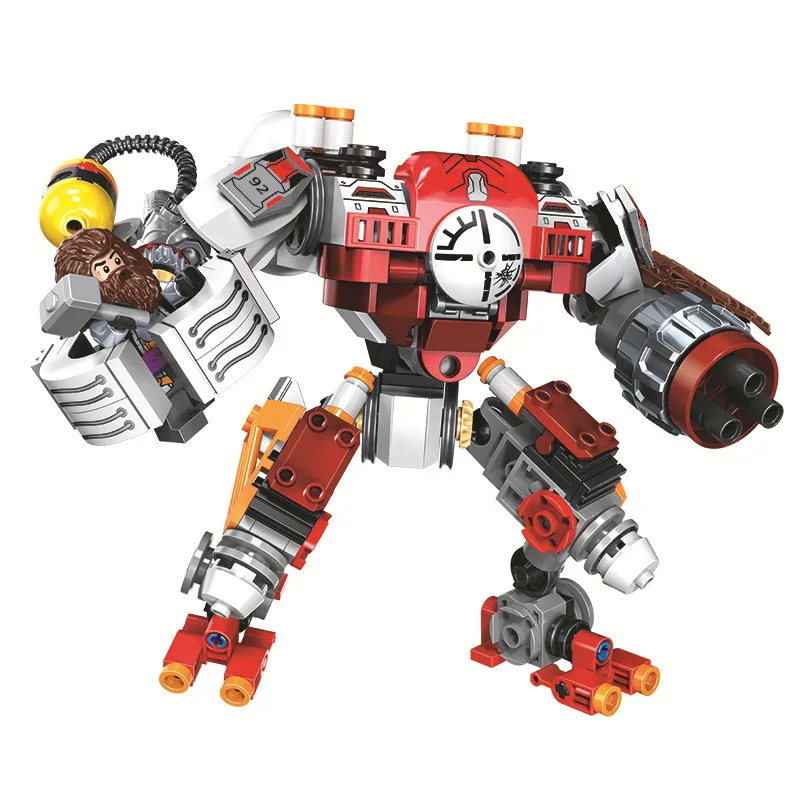 

Building blocks children's small particles puzzle assembly and insertion creative toys sharp sword action series marauder 5100