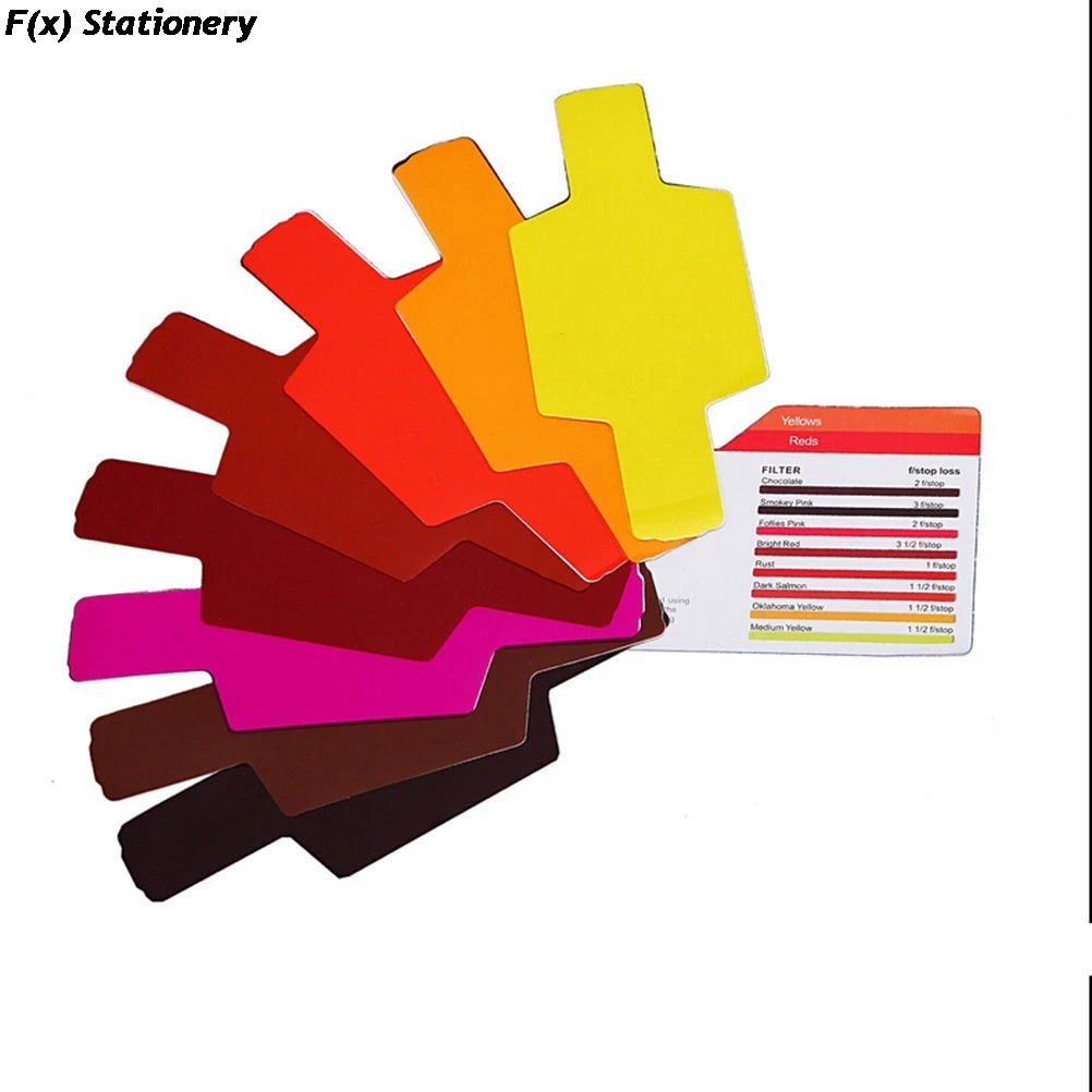 Flash Speedlite Color Gels Filters Cards Photographic Filter For Canon For Nikon Camera 20 Colors/pack