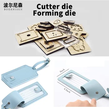 

SMVAUON Wooden Die-cutting Card Package Mold Making Decor Supplies Dies Template Card Package Knife Die