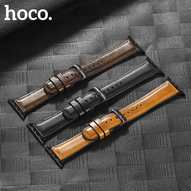 Аксессуары для часов HOCO ремешок Apple Watch 44 мм 40 42 38 серия 5 4 3 iWatch ремешки из