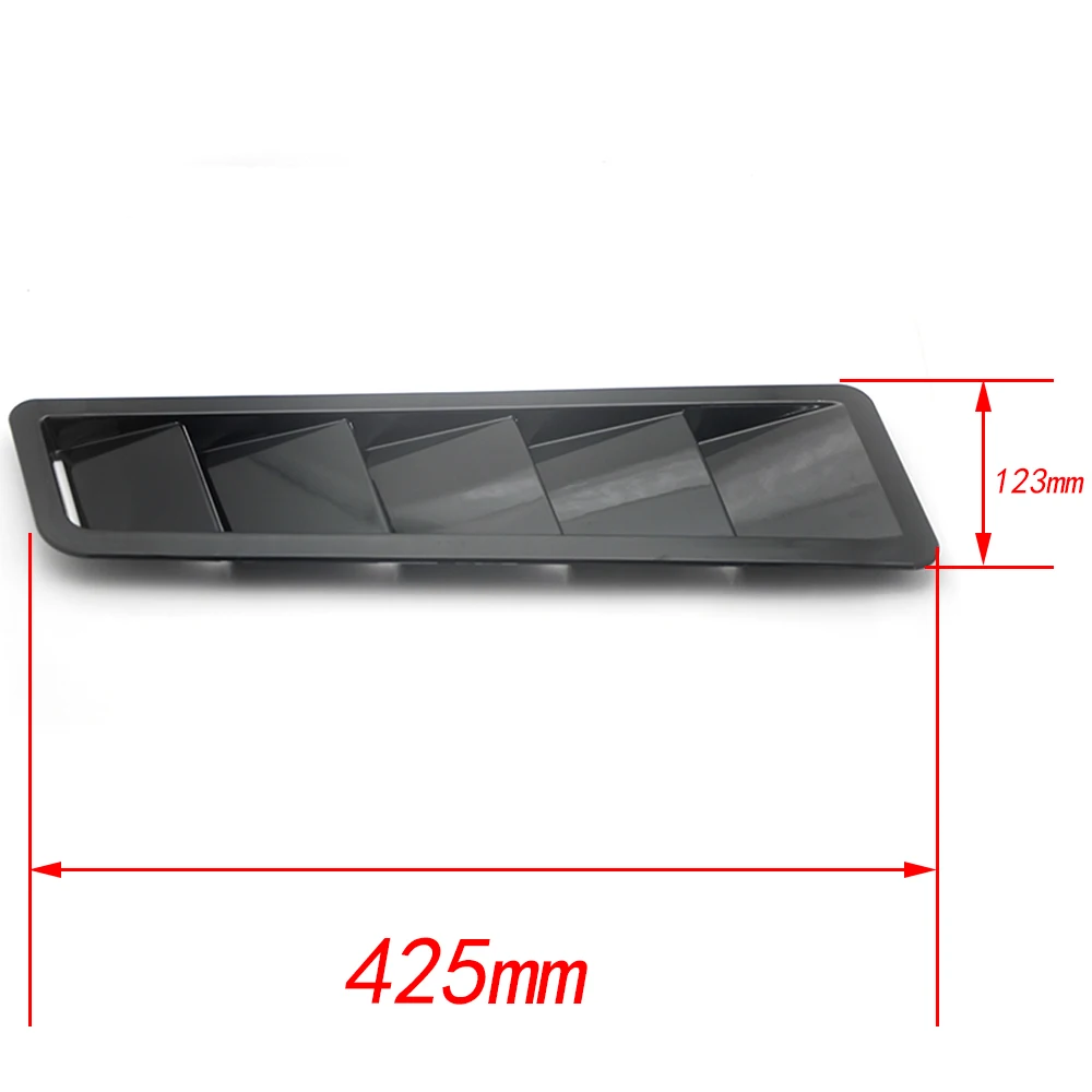 Air Flow Intake Universal Scoop Bonnet Side Fender Car Decorative Cover Hood Vent Louver Cooling Panel Trim Set Car Side Vent Sticker