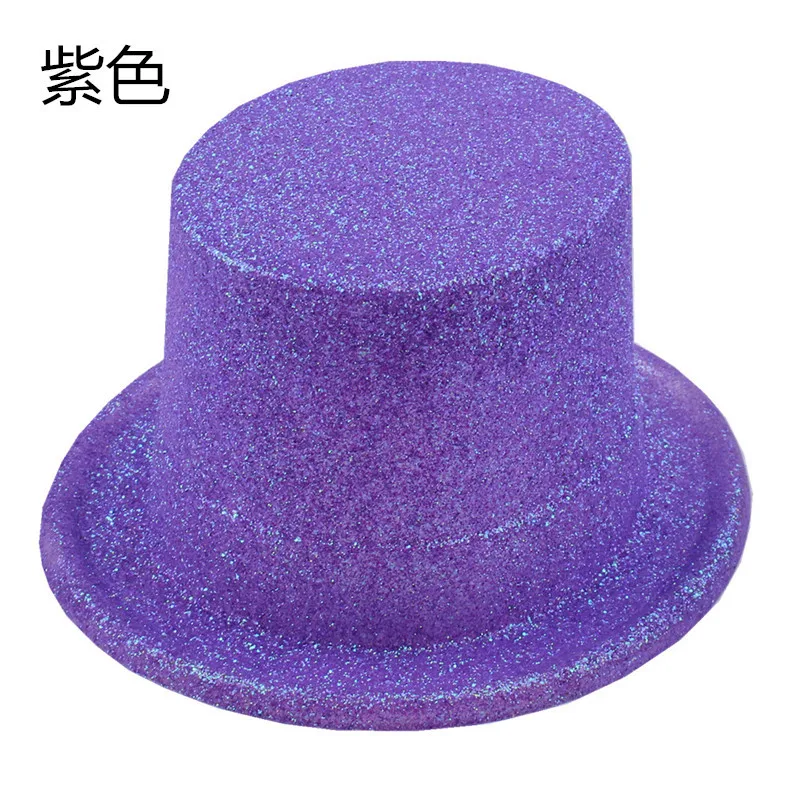 YOYOCORN, топ, шляпа Линкольна, Шляпа Волшебника, блестящая пудра, высокая шляпа, рождественский подарок для мужчин и женщин, джазовая шляпа на Хэллоуин