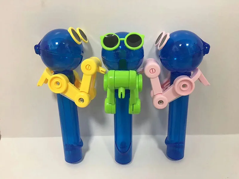 

Douyin Celebrity Style Sugar Monk Lollipop Robot Handmade Snacks Gift Packs Creative Funny Strange New Toy