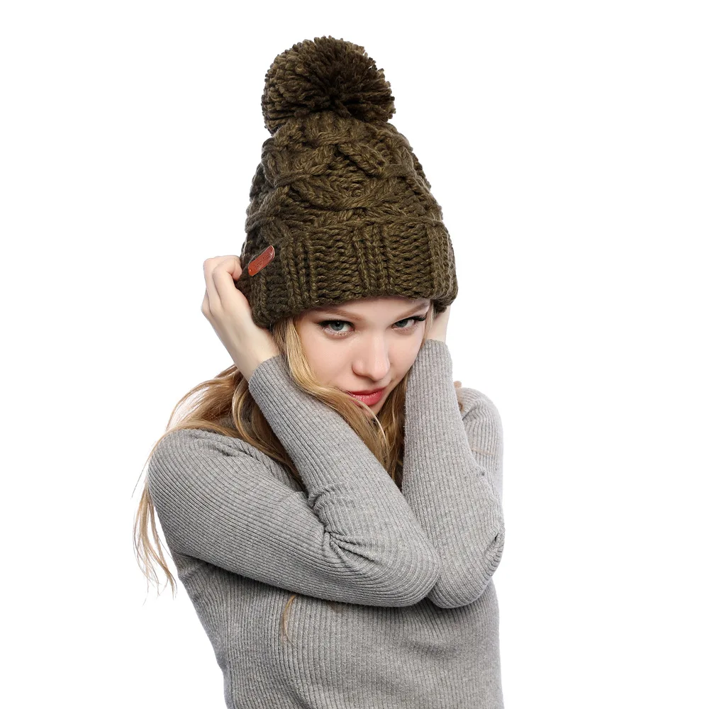 Skullies Beanies зимняя женская шапка теплая вязаная теплая шапка теплая шерстяная шапка для отдыха модные утолщенные зимние шапки