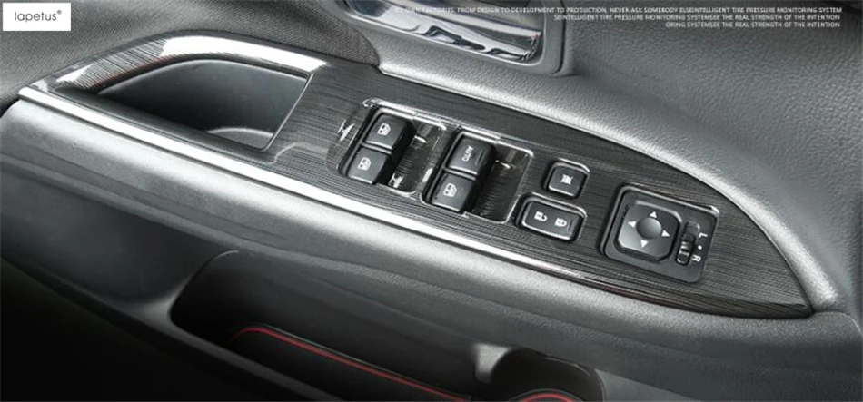 Аксессуары Lapetus подходят для Mitsubishi Outlander- ABS внутренняя дверная ручка панель объемный стеклоподъемник переключатель комплект отделка