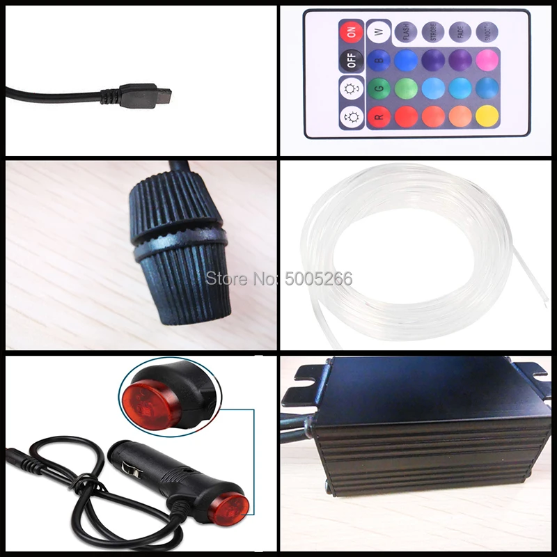 5 м RGB интерьер автомобиля окружающий свет неоновая подсветка для салона автомобиля декоративная приборная панель двери пульт дистанционного управления волоконно-оптические атмосферные лампы