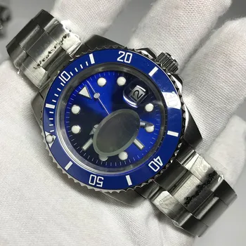 

wholesale 40mm Sapphire Glass Hulk blue anniversary Ceramic bezel limited SUB Stainless Glide lock automatic mechanical Men